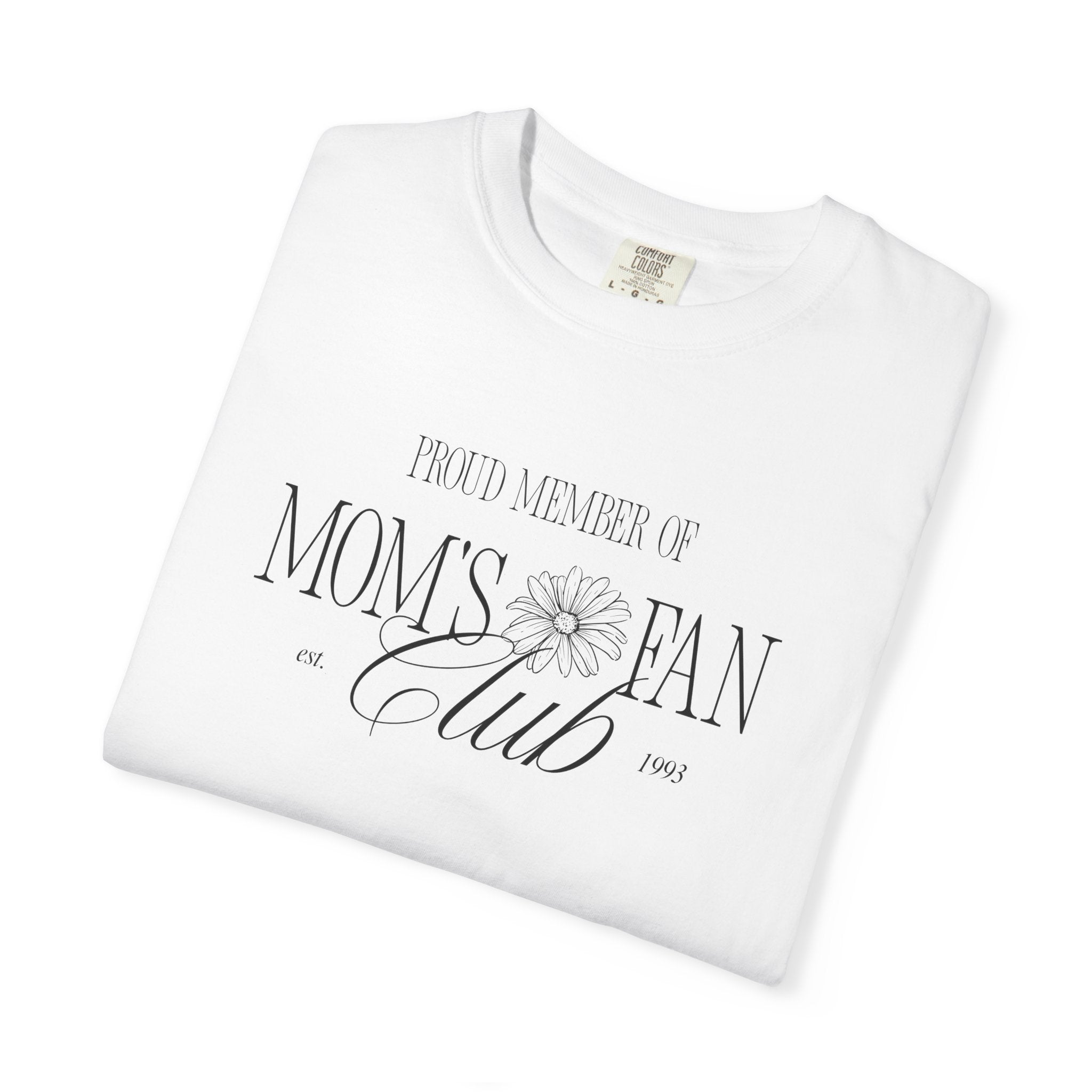 Mom's Fan Club T-Shirt — Vintage Floral Mother's Day Tee