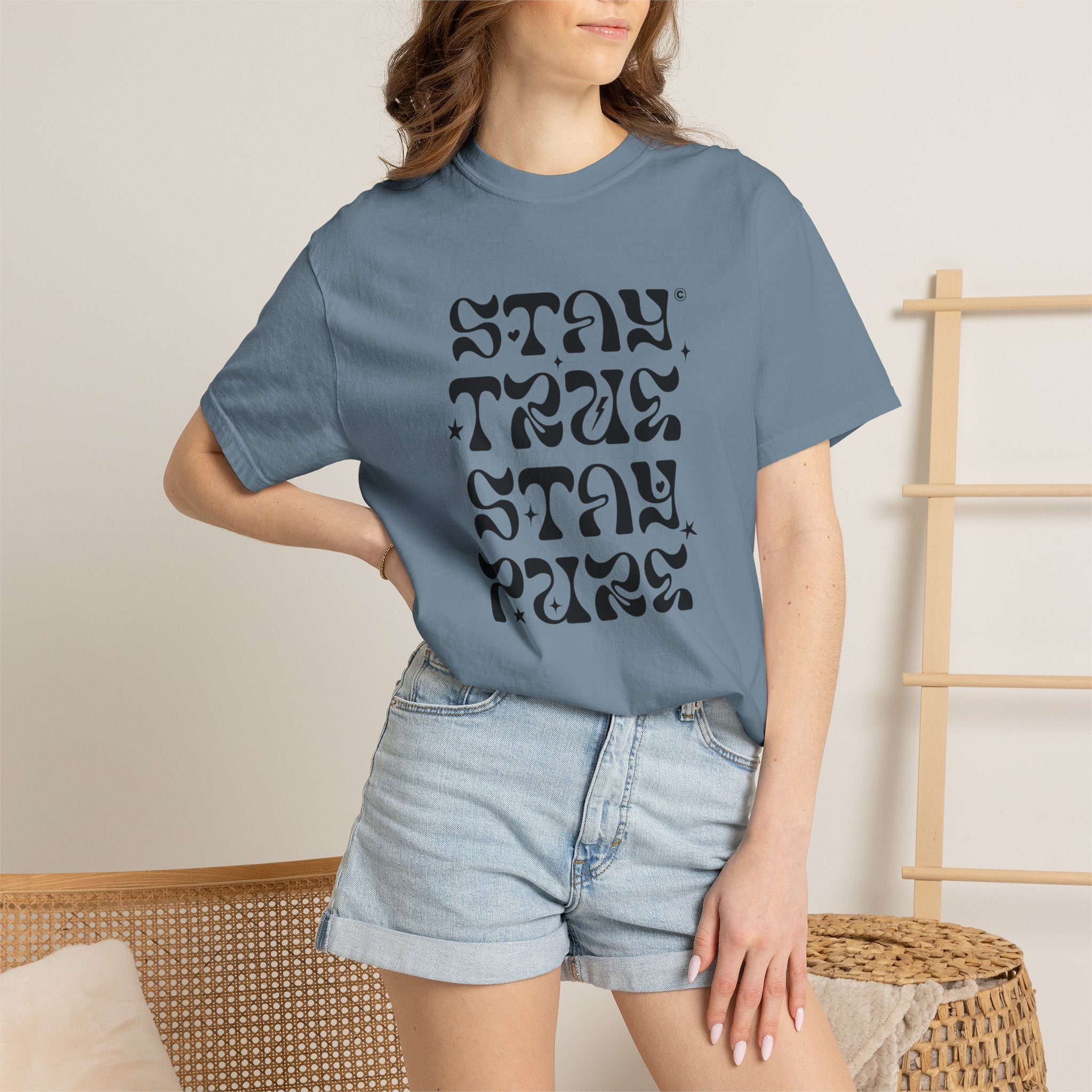 Stay True Stay Pure Graphic T-Shirt