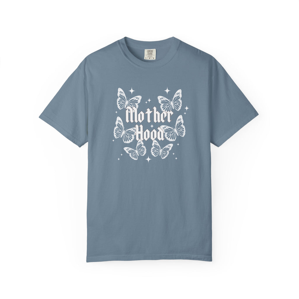 Motherhood Butterfly T-Shirt — Vintage Floral Mom Tee for Mother's Day