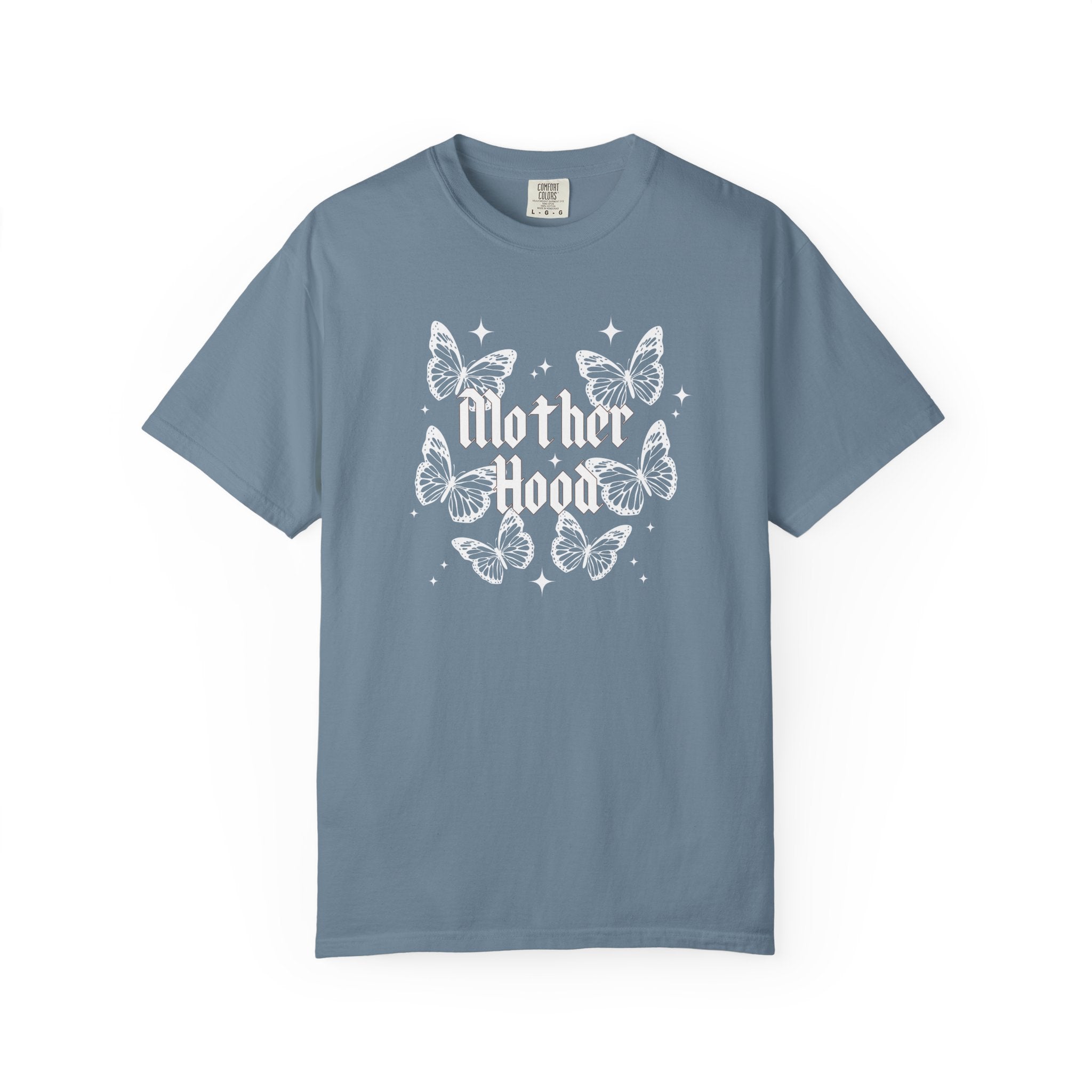 Motherhood Butterfly T-Shirt — Vintage Floral Mom Tee for Mother's Day