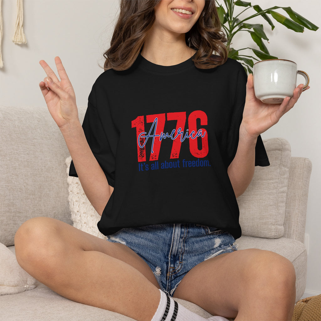 1776 Freedom Tee - Patriotic American Independence Day T-Shirt