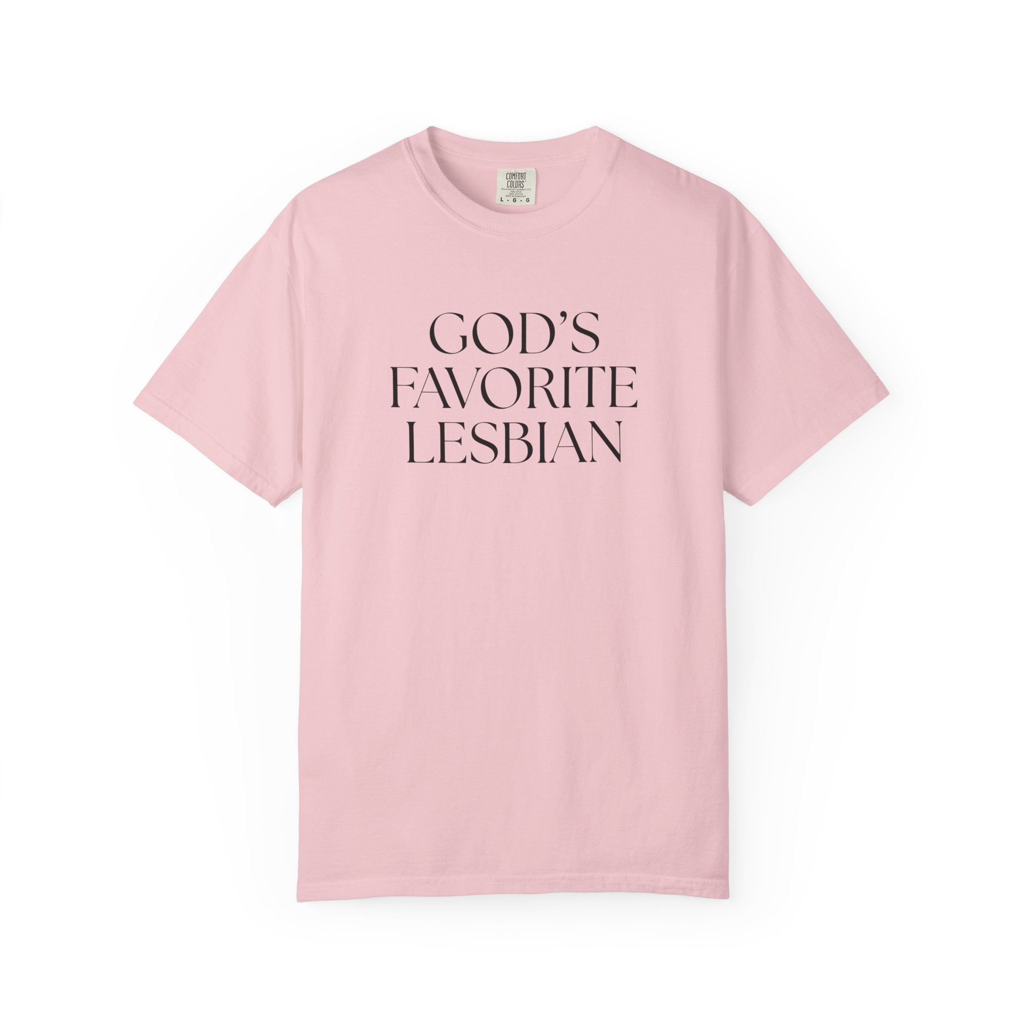 God’s Favorite Lesbian T-Shirt — Inclusive Pride Tee