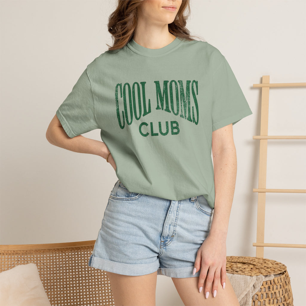 Cool Moms Club T-Shirt — Vintage Collegiate Mom Tee
