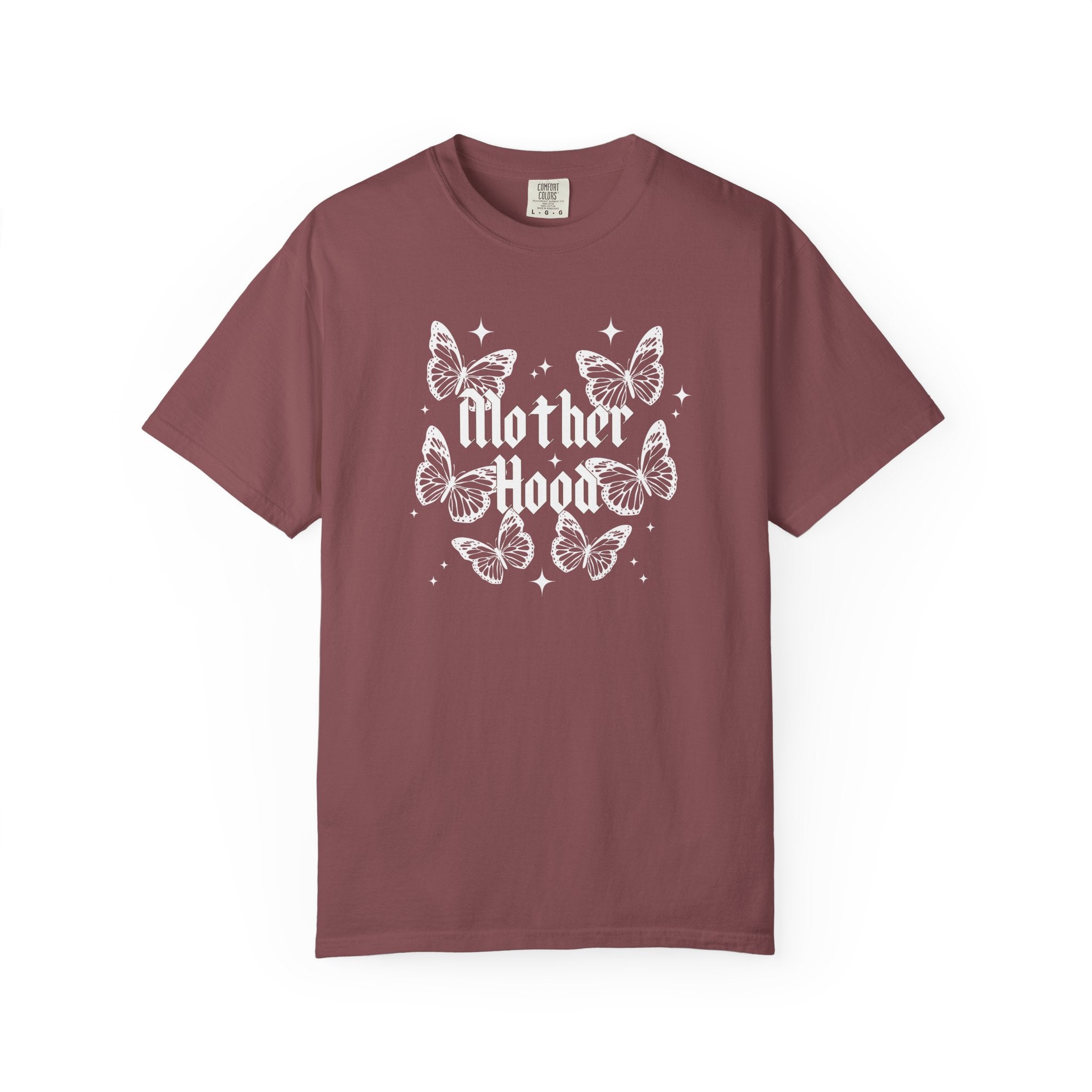 Motherhood Butterfly T-Shirt — Vintage Floral Mom Tee for Mother's Day